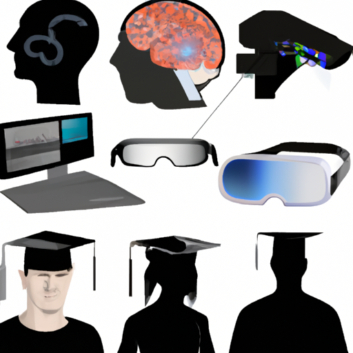 Image depicting various applications of virtual reality technology in gaming, healthcare, education, and training